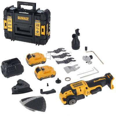 Narzędzie wielofunkcyjne DeWalt DCS353D2 12V + 2x2Ah + walizka + osprzęt - zdjęcie nr 3