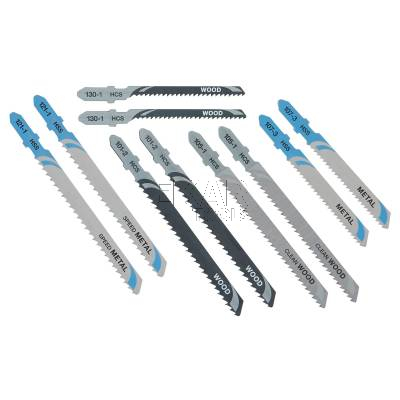 Zestaw 10 brzeszczotów do wyrzynarki do metalu i drewna DeWalt DT2294 - zdjęcie nr 2