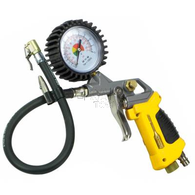 Pistolet do pompowania z manometrem STANLEY 150532XSTN614 + końcówki - zdjęcie nr 2