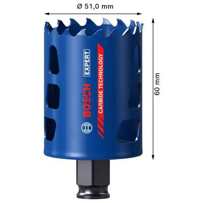 Otwornica piła 51x60mm Bosch EXPERT Tough Material 2608900427 - zdjęcie nr 2