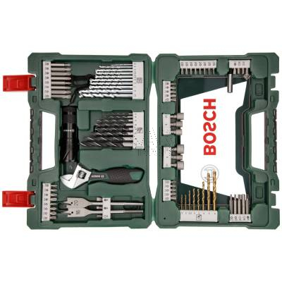 Zestaw wierteł i bitów 83el. z latarką i kluczem BOSCH V-LINE 2607017193 - zdjęcie nr 2