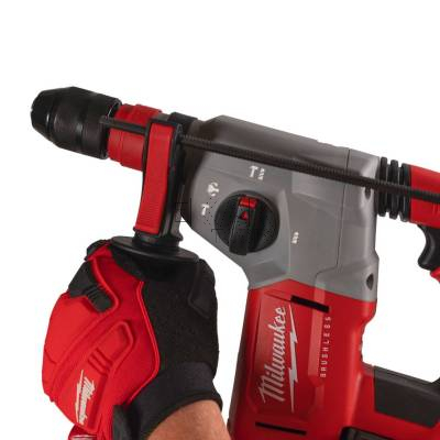 Młotowiertarka akumulatorowa SDS-Plus Milwaukee M18BLHX100P-502P + osprzęt - zdjęcie nr 2