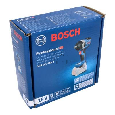 Klucz udarowy BOSCH GDS 18V-750 C 06019L9000 1/2 750Nm - zdjęcie nr 3