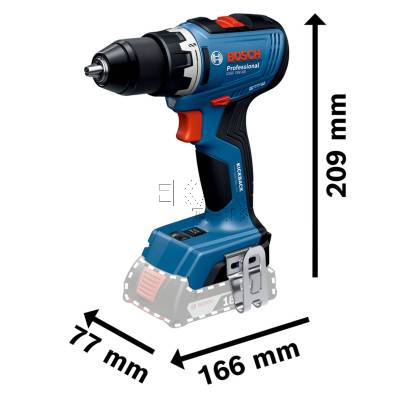 Wkrętarka akumulatorowa GSR 18V-65 06019N3203 63Nm + 2x5Ah + L-BOXX - zdjęcie nr 3