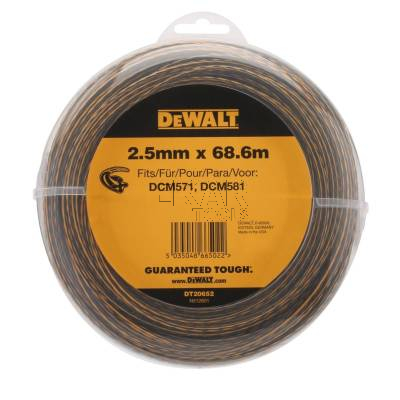 Żyłka do podkaszarki DeWalt DT20652 2,5mm x 68,6m - zdjęcie nr 3
