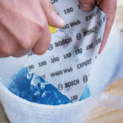 Arkusz pianka ścierna BOSCH EXPERT W480 Web 2608902384 115x140mm 320G 1szt - zdjęcie nr 4