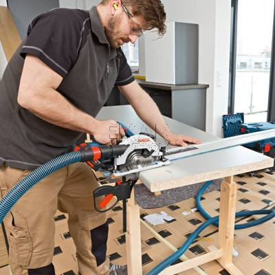 Pilarka tarczowa akumulatorowa BOSCH GKS 18V-57 G 06016A2101 165mm + L-BOXX - zdjęcie nr 4