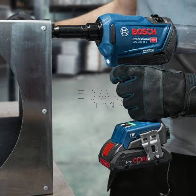 Nitownica akumulatorowa BOSCH GRG 18V-16 C 06019K5001 + 2x4Ah + L-BOXX - zdjęcie nr 3