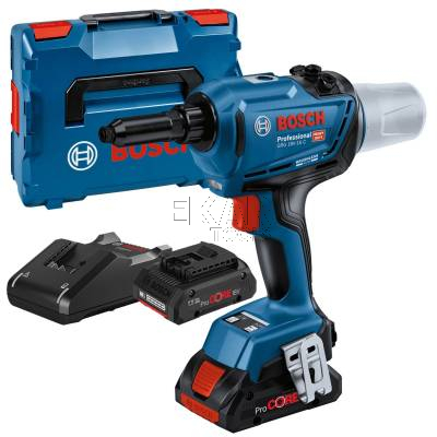 Nitownica akumulatorowa BOSCH GRG 18V-16 C 06019K5001 + 2x4Ah + L-BOXX