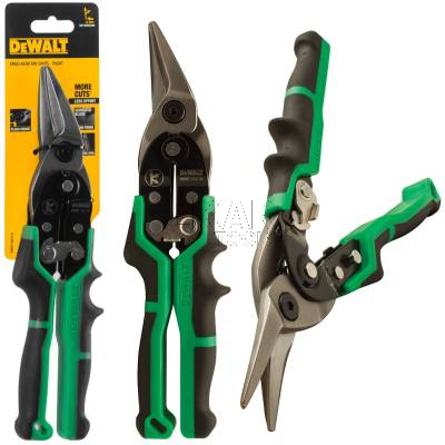 Nożyce prawe do blachy typu ergo 255mm DeWalt DWHT14674