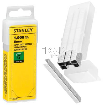 Zszywki stalowe G 4/11/140 8mm 1000szt. STANLEY 1-TRA705T