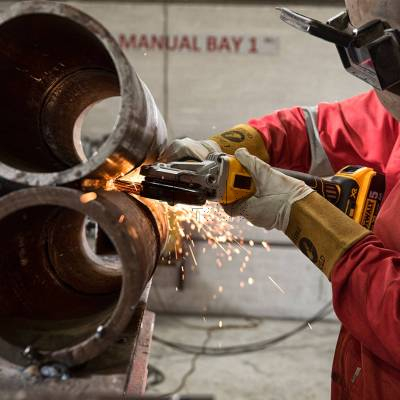 Szlifierka kątowa akumulatorowa DeWalt DCG405FNT 125mm 18V + walizka - zdjęcie nr 3