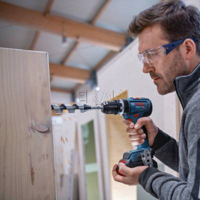 Wkrętarka udarowa BOSCH GSB 18V-90 C 06019K6106 64Nm + 2x5Ah + L-BOXX - zdjęcie nr 4