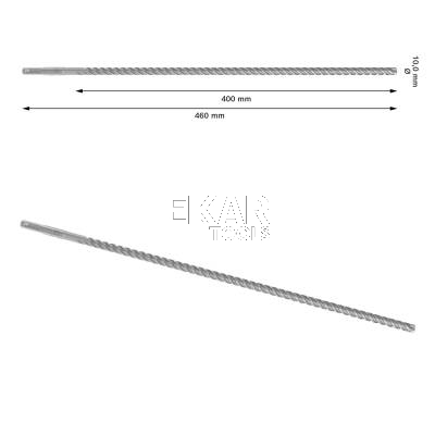 Wiertło do betonu SDS plus-5X 10x400x460mm BOSCH 2608833803 - zdjęcie nr 2
