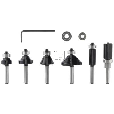 Zestaw 6 frezów do drewna 6mm BOSCH 2607017468 - zdjęcie nr 2