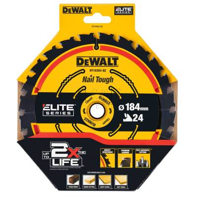Tarcza pilarska do drewna 184x16x1,6mm 24z EXTREME DeWalt DT10302 - zdjęcie nr 4