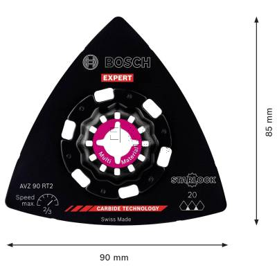 Stopa szlifierska uniwersalna STARLOCK AVZ 90 RT2 1szt. BOSCH EXPERT 2608900045 - zdjęcie nr 2