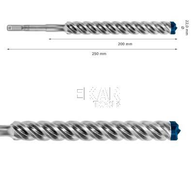Wiertło udarowe SDS plus-7X 22x200x250mm BOSCH EXPERT 2608900146 - zdjęcie nr 2