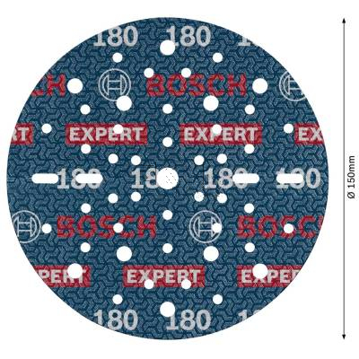 Krążek ścierny BOSCH EXPERT O780 FOIL 125mm G180 2608902412 - zdjęcie nr 2