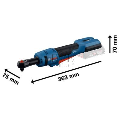 Klucz grzechotkowy udarowy BOSCH GRC 18V-60 3/8 06019N8000 - zdjęcie nr 2
