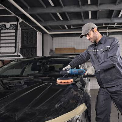 Polerka elektryczna 1100W 180mm BOSCH GPO 11-180 S 06013A2300 - zdjęcie nr 3