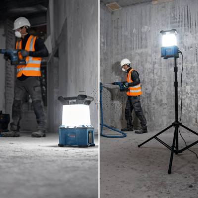 Lampa budowlana akumulatorowa BOSCH GLA 18VH-7500 06014A5000 7500lm - zdjęcie nr 3