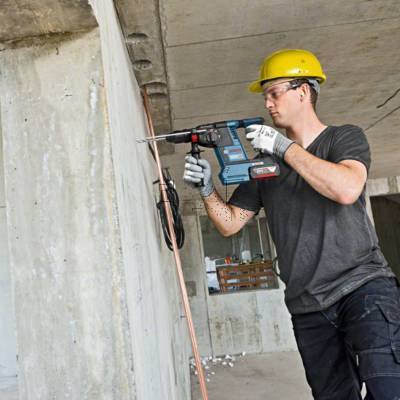 Młotowiertarka SDS-Plus BOSCH GBH 18V-26 F 0611910007 2,6J + 2x5Ah + L-BOXX - zdjęcie nr 3