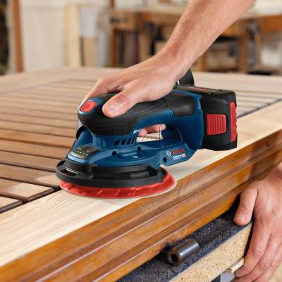 Szlifierka mimośrodowa BOSCH GEX 18V-150-3 0601372903 150mm 18V + L-BOXX - zdjęcie nr 3