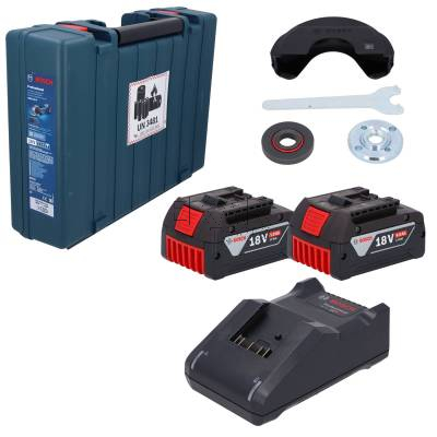 Szlifierka kątowa BOSCH GWS 18V-8 06019N9020 18V 125mm + 2x4Ah + walizka - zdjęcie nr 4