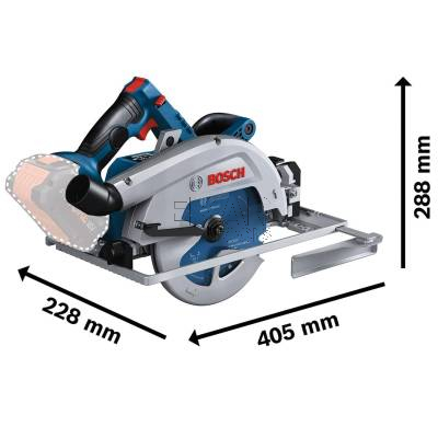 Pilarka tarczowa akumulatorowa BOSCH GKS 18V-68 06016C9000 190mm BITURBO - zdjęcie nr 2