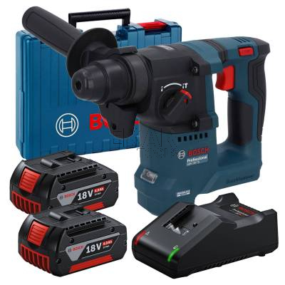 Młotowiertarka SDS-Plus BOSCH GBH 18V-18 0611927002 1,5J + 2x4Ah + walizka