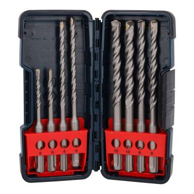 Zestaw 8 wierteł do betonu i cegły SDS-Plus Plus-3 BOSCH 2607019903 - zdjęcie nr 2