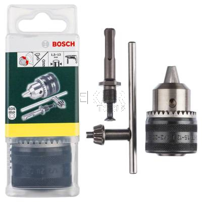 Uchwyt wiertarski 1,5-13mm BOSCH z adapterem SDS-Plus 2607000982