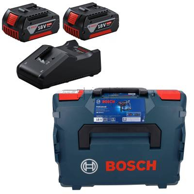 Młotowiertarka SDS-Plus BOSCH GBH 18V-22 X 0611924101 ONECHUCK + 2×4Ah + L-BOXX - zdjęcie nr 3