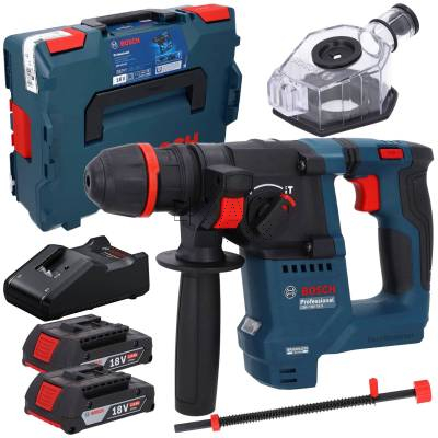 Młotowiertarka SDS-Plus BOSCH GBH 18V-18 X 0611927101 ONECHUCK + GDE 24 + L-BOXX