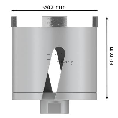 Diamentowa koronka wiertnicza 82mm M16 BOSCH PRO 2608599048 - zdjęcie nr 2