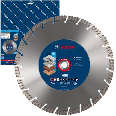 Bosch Expert DIAMENTOWA TARCZA TNĄCA MultiMaterial do betonu 350x25,4mm