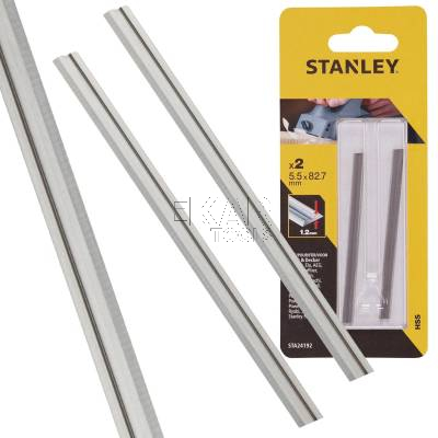 Noże do struga dwustronne HSS 82mm STANLEY STA24192