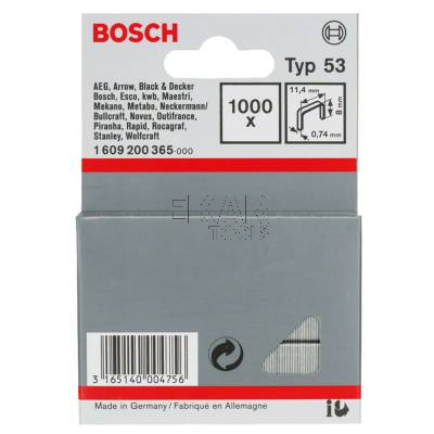 Zszywki do zszywaczy 8mm TYP 53 1000szt BOSCH 1609200365 - zdjęcie nr 4