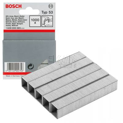 Zszywki do zszywaczy 8mm TYP 53 1000szt BOSCH 1609200365