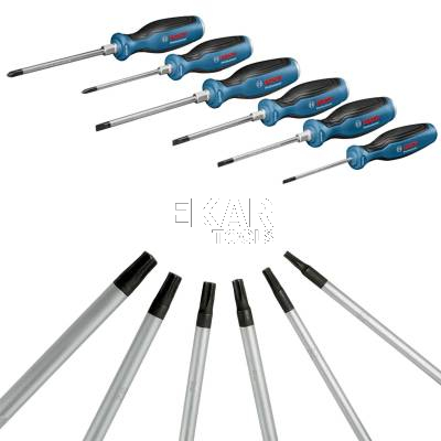 Zestaw 6 wkrętaków z pobijakiem PH/SL BOSCH PRO 1600A016BF - zdjęcie nr 2