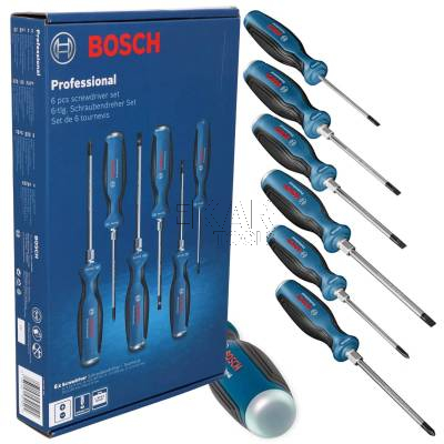 Zestaw 6 wkrętaków z pobijakiem PH/SL BOSCH PRO 1600A016BF