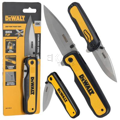 Nóż składany DeWALT Quick & Flip kieszonkowy 82mm DWHT10993