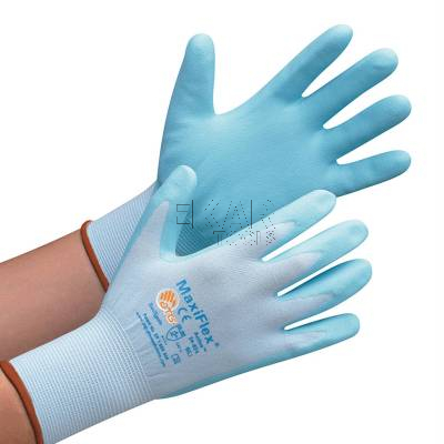 Rękawice robocze ATG MaxiFlex Active 34-824 błękitne rozmiar 6/XS - zdjęcie nr 2