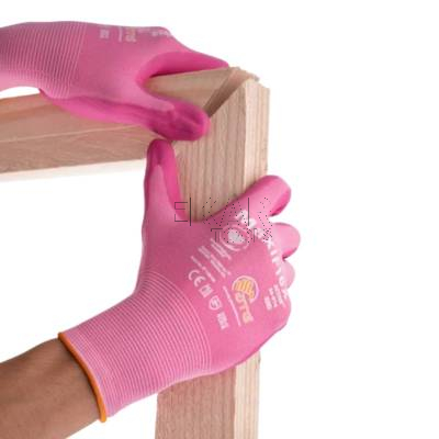 Rękawice robocze ATG MaxiFlex Active 34-814 różowe rozmiar 6/XS - zdjęcie nr 2