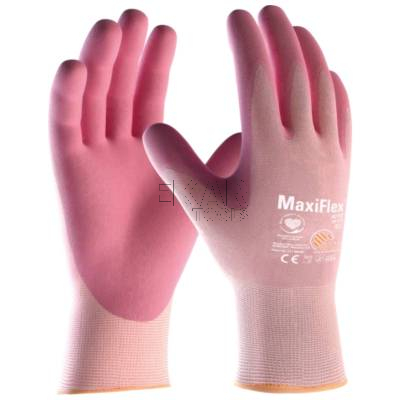 Rękawice robocze ATG MaxiFlex Active 34-814 różowe rozmiar 6/XS