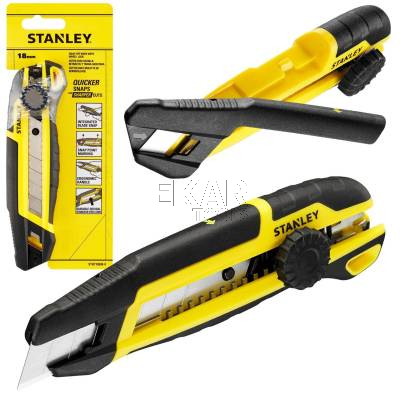 Nóż z wysuwanym ostrzem i systemem łamania 18mm STANLEY STHT10500-0