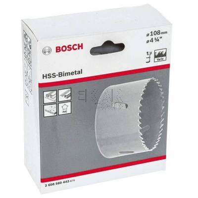 Otwornica piła HSS BI-Metal 108x38mm BOSCH 2608580442 - zdjęcie nr 3