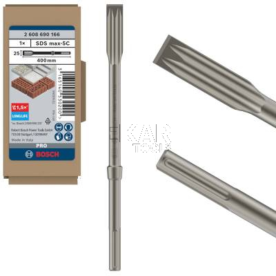 Dłuto płaskie 25/400mm SDS-MAX RTec Sharp BOSCH 2608690166