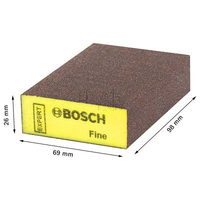 Gąbka Ścierna Szlifierska Polerska 1szt. BOSCH EXPERT Drobne Ziarno g240 2608901170 - zdjęcie nr 2